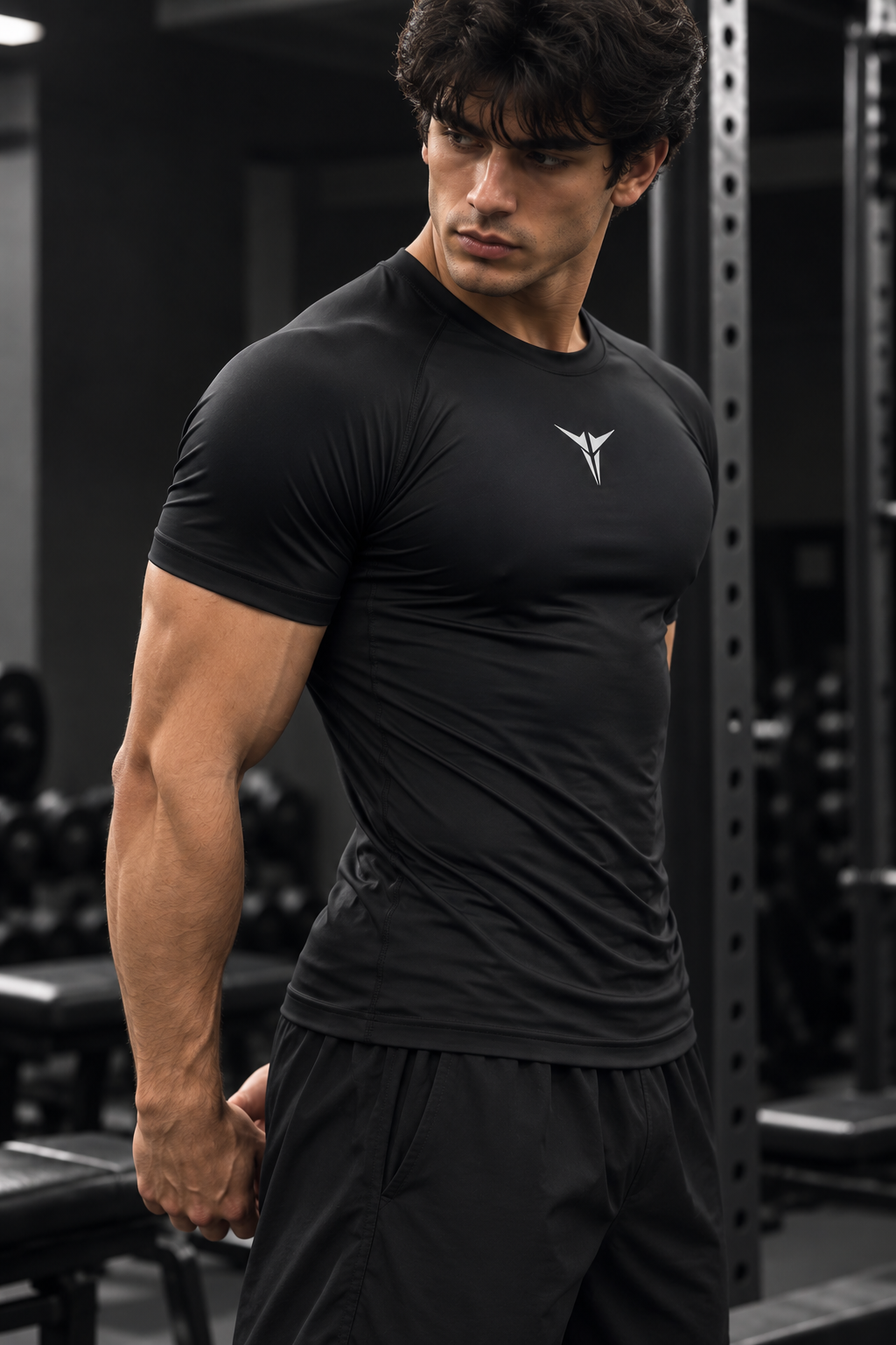 TAURKE Black Compression T-shirt