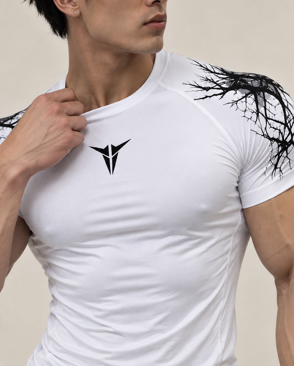 Taurke White Compression T-shirt