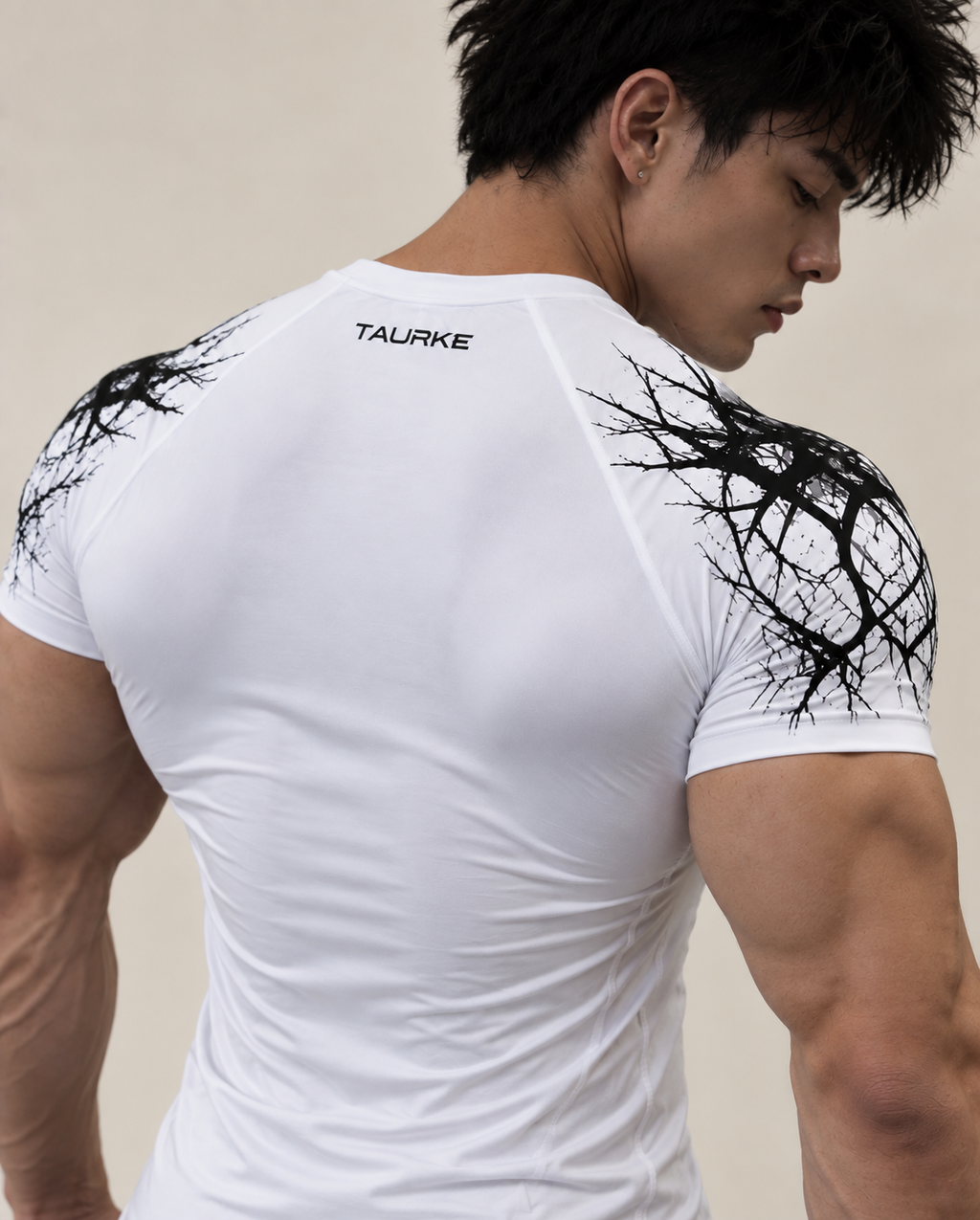 Taurke White Compression T-shirt