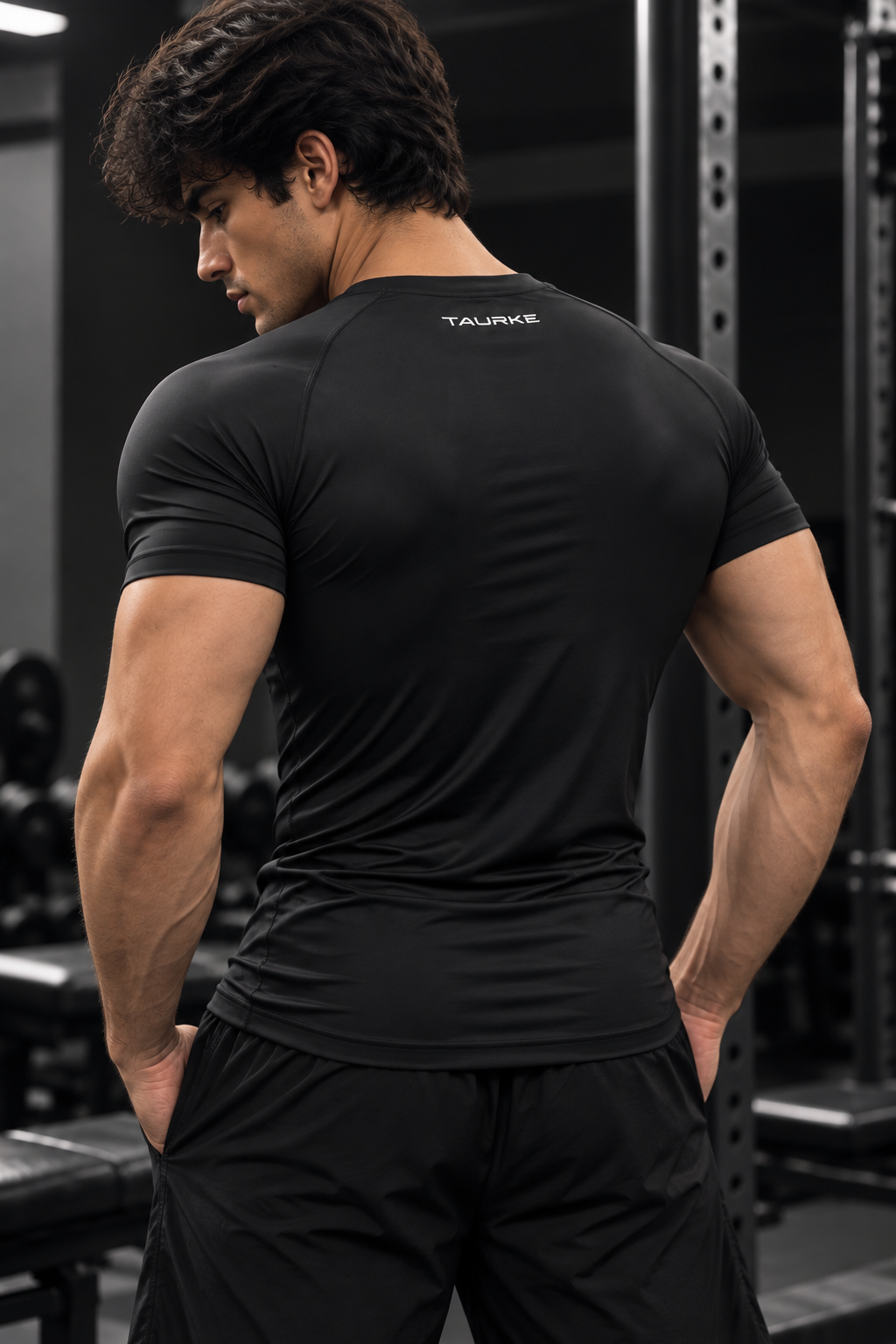 TAURKE Black Compression T-shirt